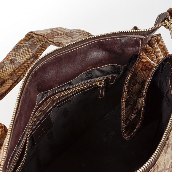 Gucci GG Monogram Crystal Hysteria Handbag - Picture 10 of 12